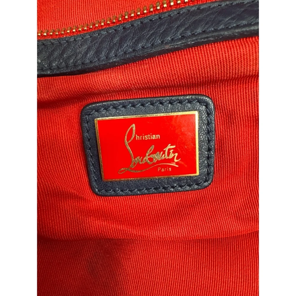 Christian Louboutin Panettone Crossbody Shoulder Bag – Blue